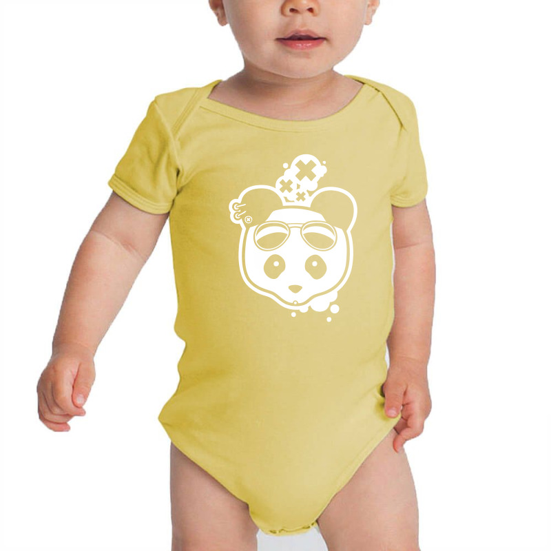 Super Hippies Panda Baby Bodysuit by Specstore | Artistshot