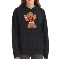 Gingerbread Man Metal Christmas Vintage Hoodie | Artistshot