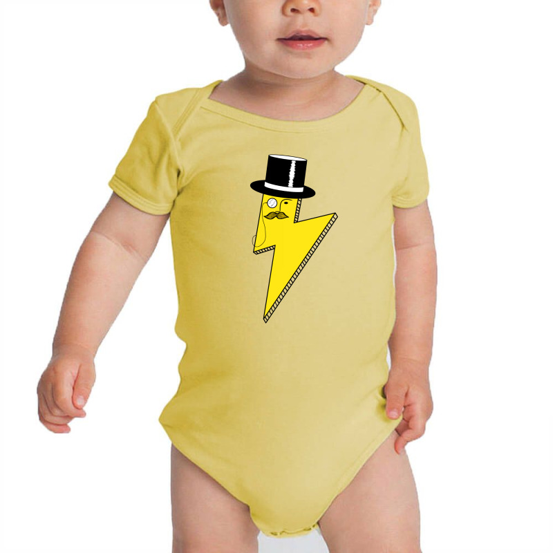 Gentleman Lightning Bolt Baby Bodysuit by Chilistore | Artistshot