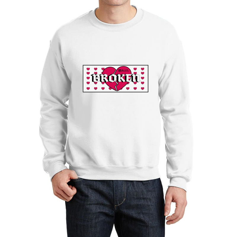 Broken Heart Slap Japan Crewneck Sweatshirt | Artistshot