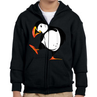 Puffin Baby Seabirds Lovers Bird Lover Iceland Funny Animal T Shirt Youth Zipper Hoodie | Artistshot