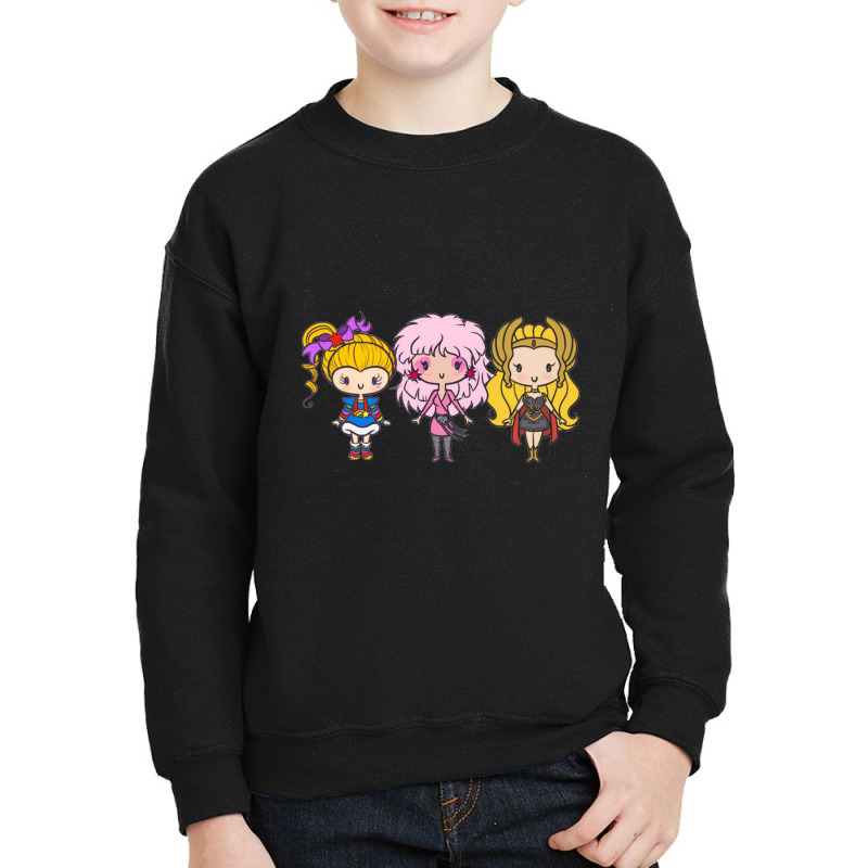 Lil' Cuties  Eighties Ladies   Rainbow Brite Youth Sweatshirt | Artistshot