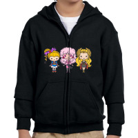 Lil' Cuties  Eighties Ladies   Rainbow Brite Youth Zipper Hoodie | Artistshot