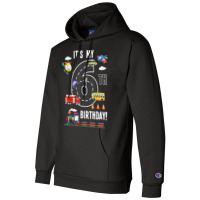 Its My 6th Birthday Boy 6 Bday Train Car Fire Truck Airplane T Shir Champion Hoodie | Artistshot