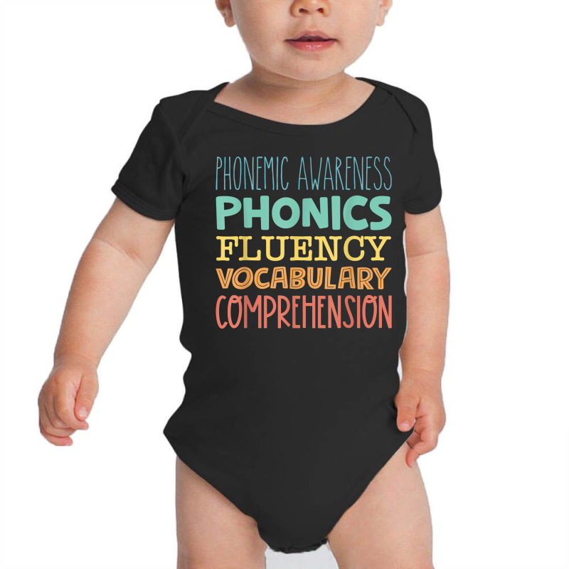 Reading Components Literacy Education Phonemic Awareness T Shirt Baby Bodysuit by relaehopoli | Artistshot