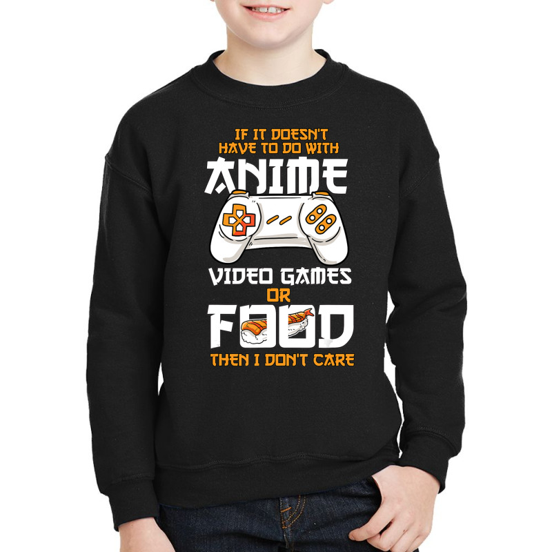 Anime Video Games Food Sushi Gaming Merch Otaku Anime Youth Sweatshirt by cm-arts | Artistshot