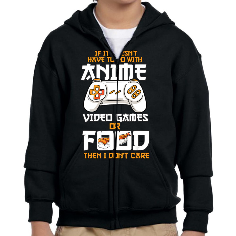 Anime Video Games Food Sushi Gaming Merch Otaku Anime Youth Zipper Hoodie by cm-arts | Artistshot