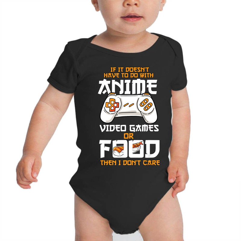 Anime Video Games Food Sushi Gaming Merch Otaku Anime Baby Bodysuit by cm-arts | Artistshot