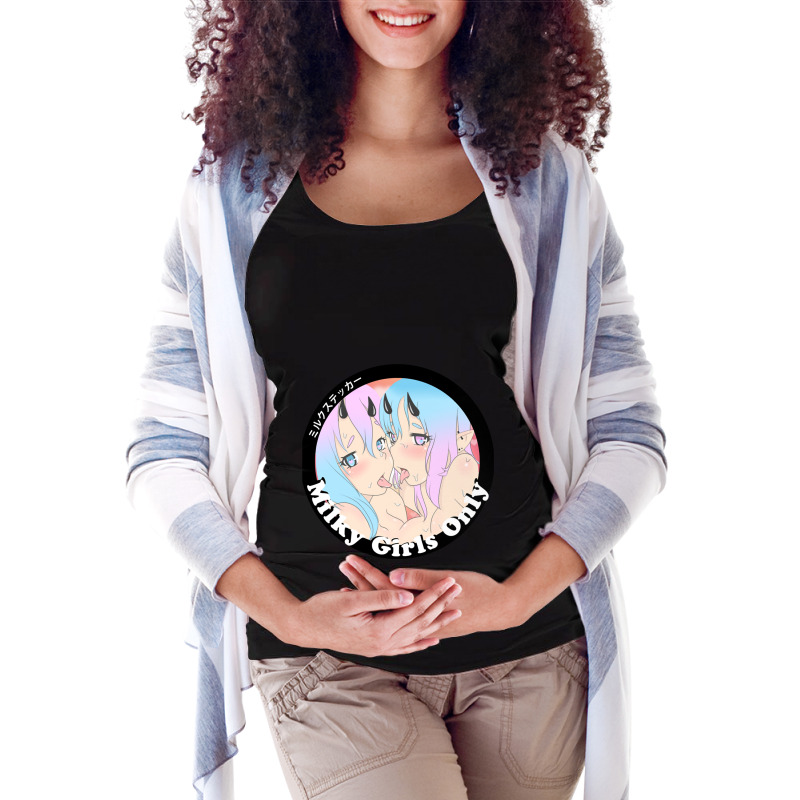 Milky Succubus  (2) Maternity Scoop Neck T-shirt by cm-arts | Artistshot