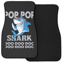 Pop Pop Shark   Pop Pop    Pop Pop Gif   Fahers Day    Pop Pop Birhday Front Car Mat | Artistshot