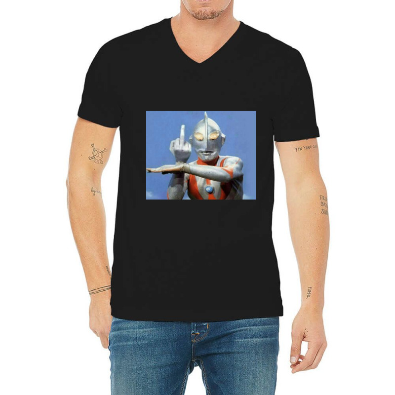 Ultraman V-Neck Tee by cm-arts | Artistshot