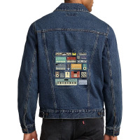 Electronic Musician Synthesizers And Drum Machine Dj Men Denim Jacket | Artistshot