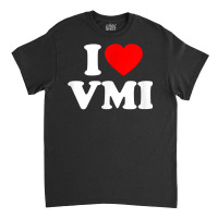 Vmi Love Heart College University Alumni T Shir Classic T-shirt | Artistshot