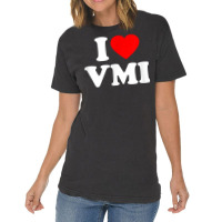 Vmi Love Heart College University Alumni T Shir Vintage T-shirt | Artistshot