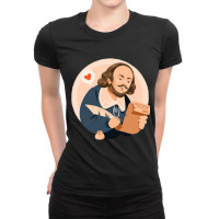 Shakespeare And Company   (3) Ladies Fitted T-shirt | Artistshot