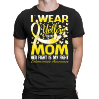 I Wear Yellow For My Mom Endometriosis Awareness T Shirt T-shirt | Artistshot