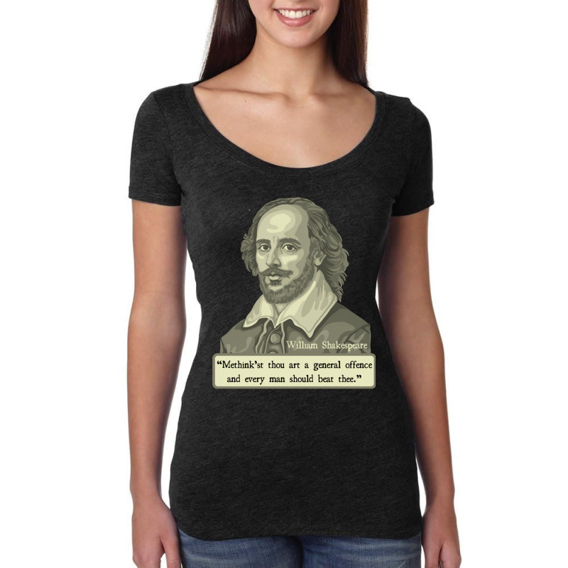 Shakespeare Insult Women's Triblend Scoop T-shirt by cm-arts | Artistshot