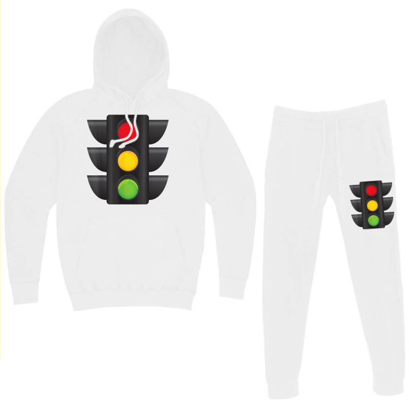 Traffic Light Halloween Costume Stop Go Green Yellow Red T Shirt Hoodie & Jogger Set | Artistshot