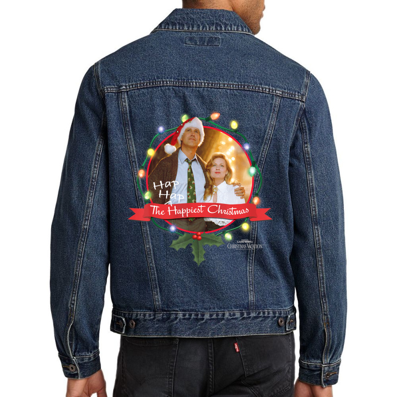 Christmas Vacation Ha Ha Happiest Men Denim Jacket | Artistshot