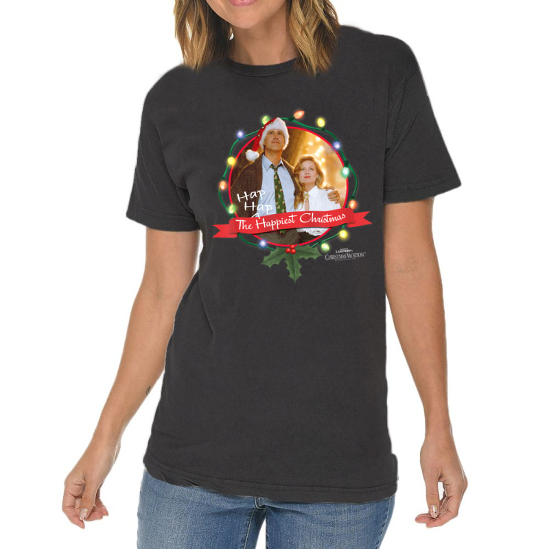 Christmas Vacation Ha Ha Happiest Vintage T-shirt | Artistshot