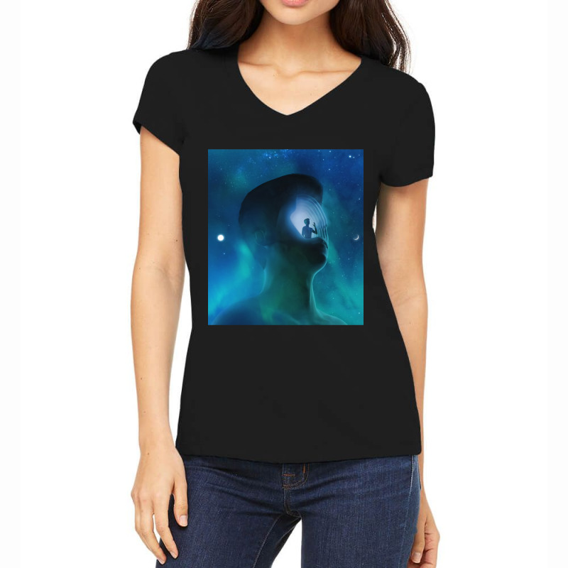 Presence Petit Biscuit Women's V-Neck T-Shirt by cm-arts | Artistshot