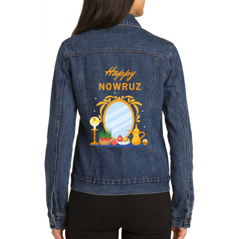 Nowruz Ladies Denim Jacket by cm-arts | Artistshot