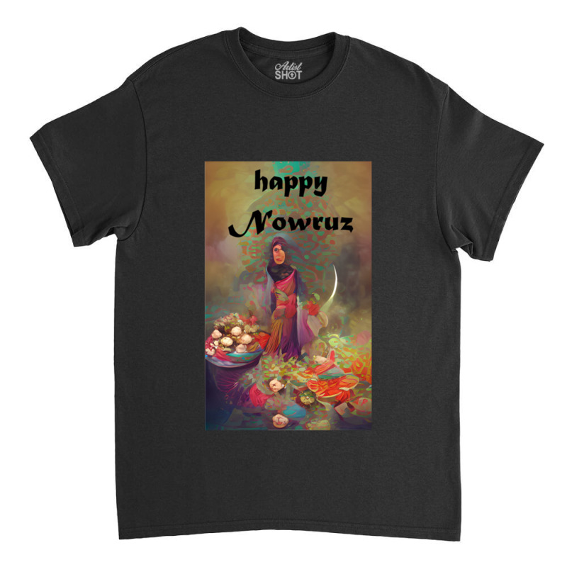 Nowruz - Art Made By Ai Classic T-shirt | Artistshot