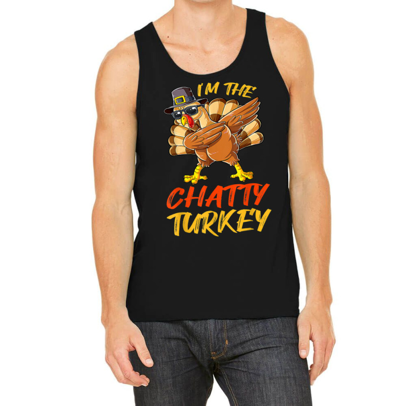 Chatty Turkey Matching Family Group Thanksgiving Party Tank Top | Artistshot