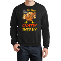 Chatty Turkey Matching Family Group Thanksgiving Party Crewneck Sweatshirt | Artistshot