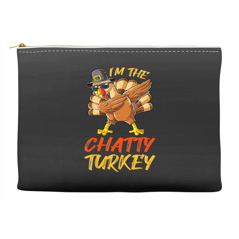 Chatty Turkey Matching Family Group Thanksgiving Party Accessory Pouches | Artistshot