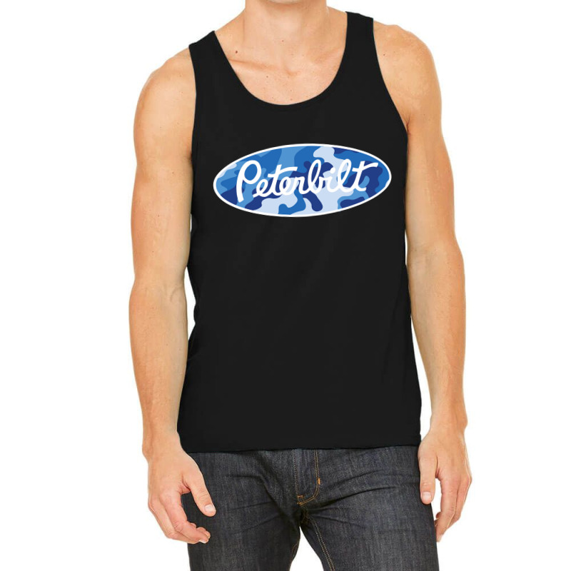 Peterbilt Truck Blue Camo Tank Top by vendraqidas | Artistshot