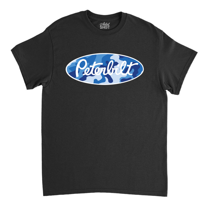 Peterbilt Truck Blue Camo Classic T-shirt by vendraqidas | Artistshot