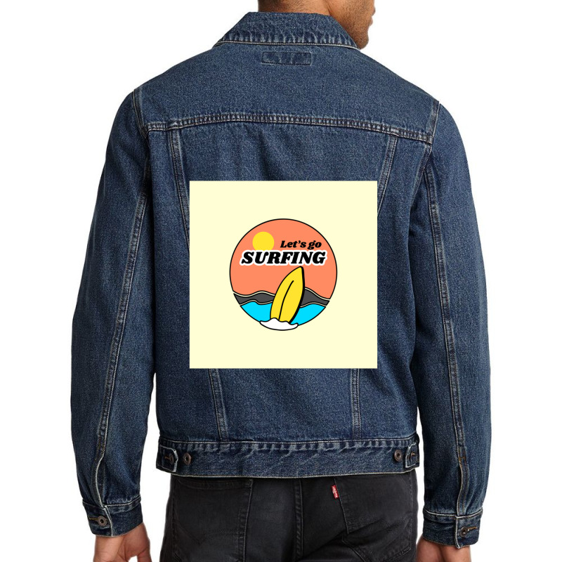 Pop Socke Men Denim Jacket by cm-arts | Artistshot