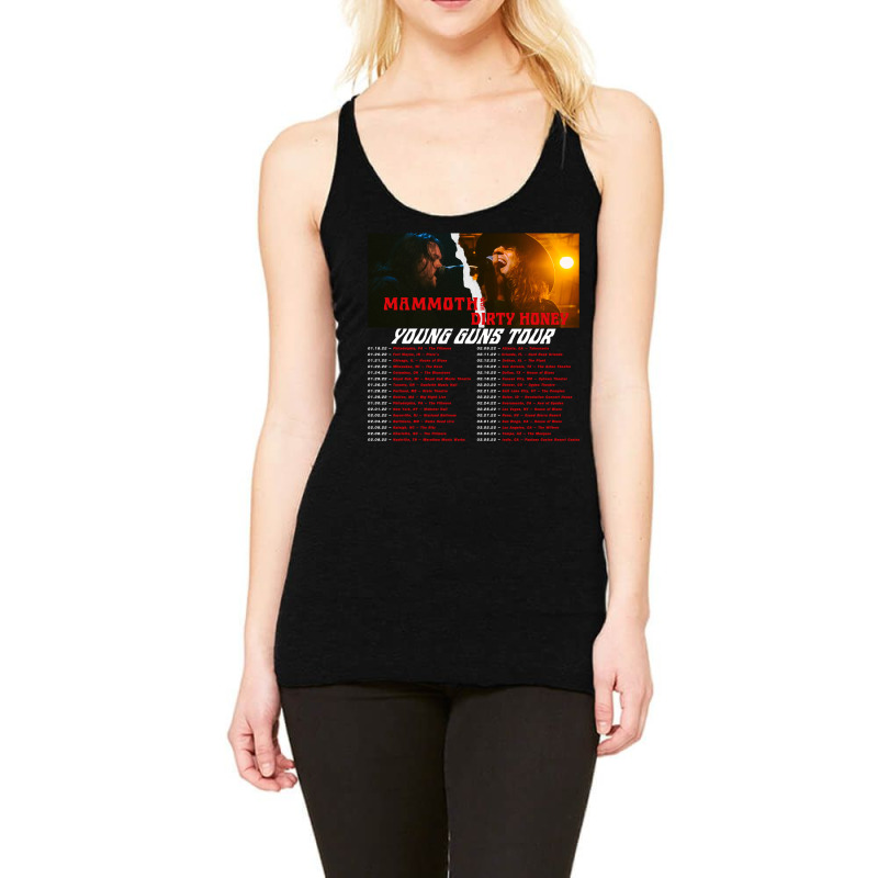 The Young Guns Tour Dates Racerback Tank by CUSER1898 | Artistshot