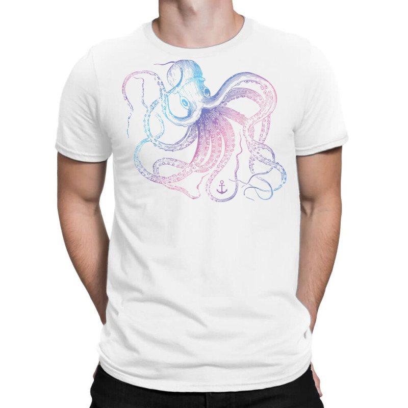 Octopus Shirt Cool Vintage Marine Biologist Ocean Sea Life 1 T Shirt T-shirt | Artistshot