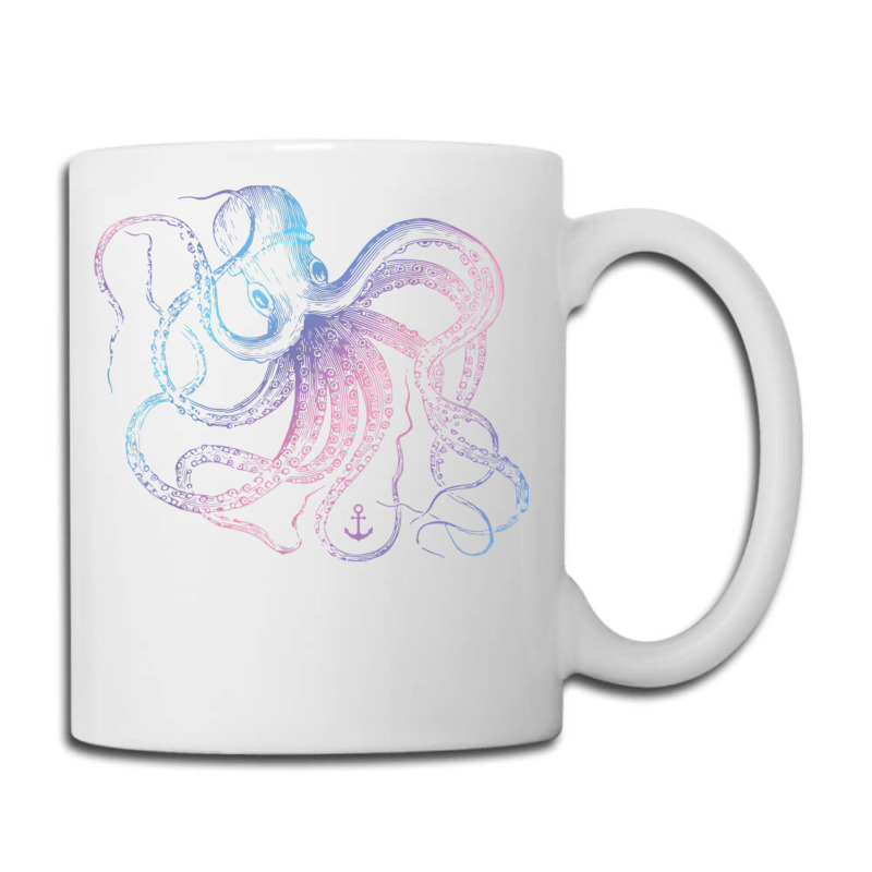 Octopus Shirt Cool Vintage Marine Biologist Ocean Sea Life 1 T Shirt Coffee Mug | Artistshot