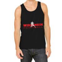 Womens Qb Quarterback Dad The Badger State Fan Wisconsin Football V Ne Tank Top | Artistshot