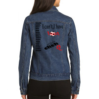 Foot Cheh Ladies Denim Jacket | Artistshot