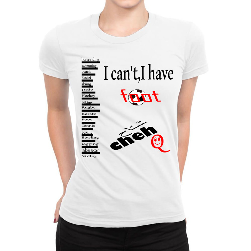 Foot Cheh Ladies Fitted T-Shirt by nowlam | Artistshot