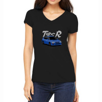 Impreza Type R (blue) Women's V-neck T-shirt | Artistshot