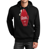 Schitt S Creek Rosebud Motel Key Tag For Room 7 Retro Design In Red Unisex Hoodie | Artistshot