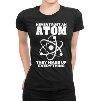 Funny Atom Art Men Women Stem Molecule Chemistry Teacher T Shirt Ladies Fitted T-shirt | Artistshot