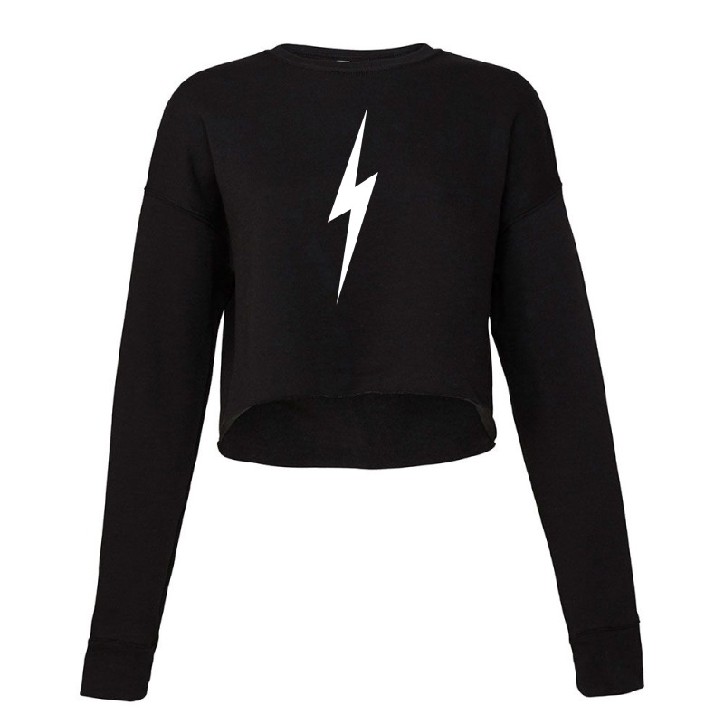 Lightning Bolt Cropped Sweater by NicholasRoberson | Artistshot