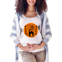 Wichita Copita Spell Black Cat Quote Halloween Pullover Hoodie Maternity Scoop Neck T-shirt | Artistshot