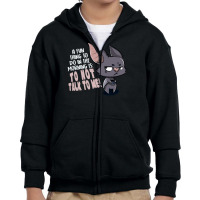 Morning People Youth Zipper Hoodie | Artistshot