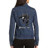 Batchall Inc. Ebon Jaguar Ladies Denim Jacket | Artistshot