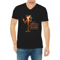 Fantastic Mr Fox Family V-neck Tee | Artistshot