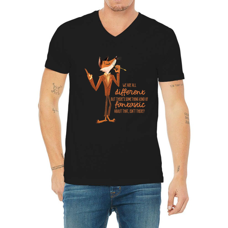 Fantastic Mr Fox Family V-Neck Tee by cm-arts | Artistshot