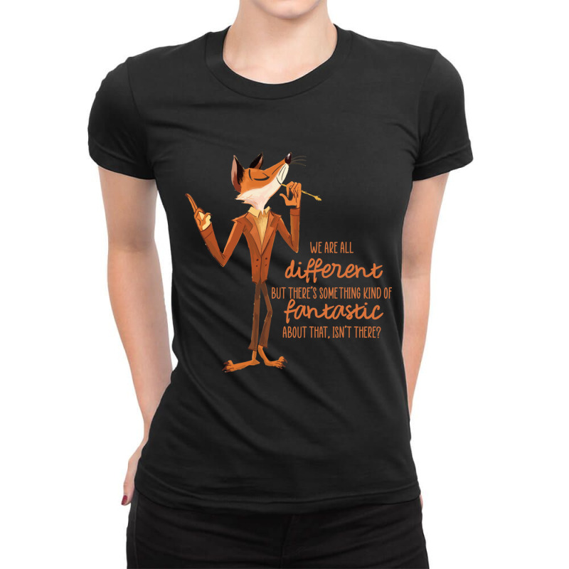 Fantastic Mr Fox Family Ladies Fitted T-Shirt by cm-arts | Artistshot