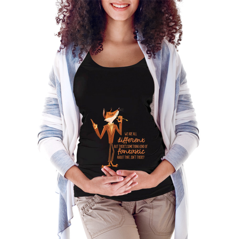 Fantastic Mr Fox Family Maternity Scoop Neck T-shirt by cm-arts | Artistshot